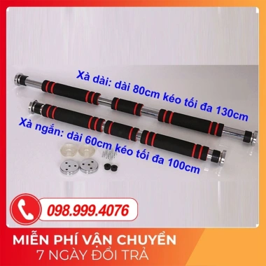 Thanh Tập Xà Đơn Treo Tường Gắn Cửa Nhiều Cỡ An Cốt Việt Thép Chống Gỉ Giá 130k