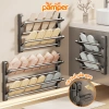 Thanh treo giày dép 2 tầng PAMPER gấp gọn, gắn tường, giá treo khăn thép không gỉ 75.000đ
