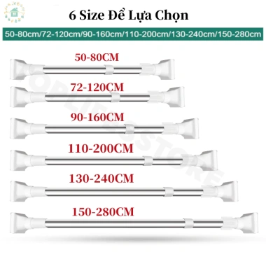 Thanh treo quần áo không cần khoan đa năng gắn tường, thích hợp phòng tắm – 63.900₫