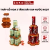 Tháp Gỗ 3 Tầng Bày Bia Nước Ngọt Trưng Ban Thờ Ngày Tết - Gỗ Phủ Bóng Đẹp, Quà Tết Giá 148k
