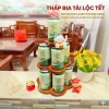 Tháp Gỗ 3 Tầng Bày Bia Nước Ngọt Trưng Ban Thờ Ngày Tết - Gỗ Phủ Bóng Đẹp, Quà Tết Giá 148k 4