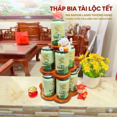 Tháp Gỗ 3 Tầng Bày Bia Nước Ngọt Trưng Ban Thờ Ngày Tết - Gỗ Phủ Bóng Đẹp, Quà Tết Giá 148k 4 Tháp Gỗ 3 Tầng Bày Bia Nước Ngọt Trưng Ban Thờ Ngày Tết - Gỗ Phủ Bóng Đẹp, Quà Tết Giá 148k 4