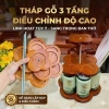 Tháp Gỗ 3 Tầng Bày Bia Nước Ngọt Trưng Ban Thờ Ngày Tết - Gỗ Phủ Bóng Đẹp, Quà Tết Giá 148k 9