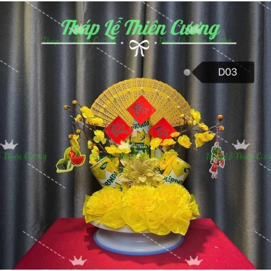 Tháp Lễ Thiên Cương Set Phụ Kiện Tài Lộc Xuân Bính Ngọ 2.026 Đĩa 28cm D03 Giá ưu đãi 109.000₫
