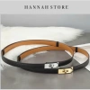 Thắt Lưng Da Bò Thủ Công 1,8cm CC Thời Trang Nữ - Dễ Phối Đồ, Giá Ưu Đãi 195k 4