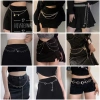 Thắt lưng dây xích đa lớp đính đá kim loại - Belly Chain giảm giá 24.5k