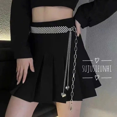 Thắt lưng dây xích đa lớp đính đá kim loại - Belly Chain giảm giá 24.5k 3