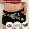 Thắt lưng nam nữ Y2K đính đá tròn lấp lánh Retro Âu Mỹ cao cấp Olala 68.000₫