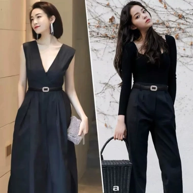 Thắt Lưng Nữ Khoá Đính Hạt Hàn Quốc - Phong cách sang trọng, chỉ 34.999 VNĐ