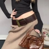 Thắt lưng rộng da DITIPOO nữ - Pin Buckle sang trọng, grunge, đa năng 73.964đ 4