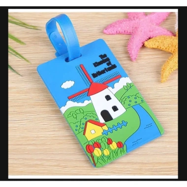 Thẻ bẳng tên vali nhựa cao su dẻo dai đủ màu sắc, viết tên mình, giá 15.000đ 8