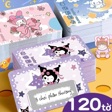 Thẻ cào Sanrio Combo 120 - Quà Tết 2.026, lời chúc năm mới, trúng thưởng, chỉ 40.000₫
