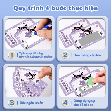 Thẻ cào Sanrio Combo 120 - Quà Tết 2.026, lời chúc năm mới, trúng thưởng, chỉ 40.000₫
