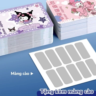 Thẻ cào Sanrio Combo 120 - Quà Tết 2.026, lời chúc năm mới, trúng thưởng, chỉ 40.000₫ 5 Thẻ cào Sanrio Combo 120 - Quà Tết 2.026, lời chúc năm mới, trúng thưởng, chỉ 40.000₫ 5