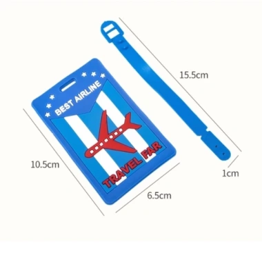 Thẻ Đeo Bảng Tên Silicon Chống Thất Lạc cho Balo & Hành Lý - E1.559 Giá 12.5k 9