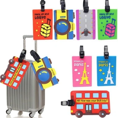 Thẻ Đeo Bảng Tên Silicon Chống Thất Lạc Cute cho Balo & Vali - Giá 18.000đ 3