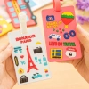 Thẻ Đeo Bảng Tên Silicon Cute Chống Thất Lạc Cho Balo và Vali Giá 12.500 VND 3