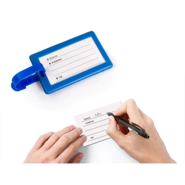 Thẻ Đeo Bảng Tên Silicon Name Tag Chống Mất Tích Cho Balo, Hành Lý - Giá 15.000₫ 5