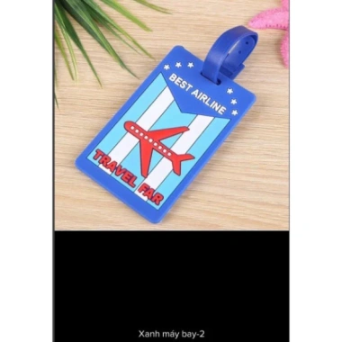 Thẻ Đeo Bảng Tên Silicon Name Tag Chống Thất Lạc Cho Balo, Hành Lý, Vali - Giá 15.000₫ (Giảm từ 18.900₫)