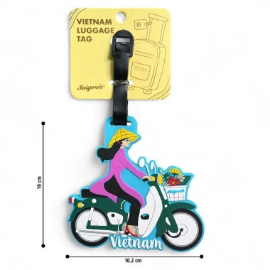 Thẻ Gắn Tên Valy Luggage Tag Hình Phong Cảnh Việt Nam Quà Tặng Độc Đáo Giá 80.000