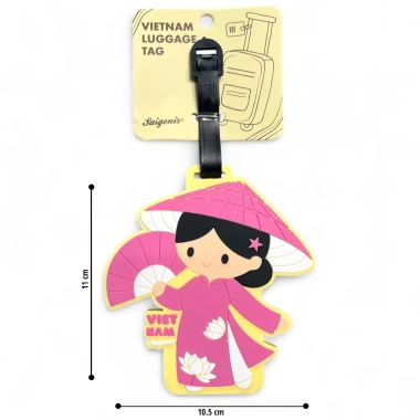 Thẻ Gắn Tên Valy Luggage Tag Hình Phong Cảnh Việt Nam Quà Tặng Độc Đáo Giá 80.000