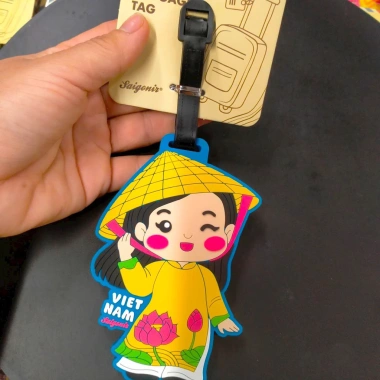 Thẻ Gắn Tên Valy Luggage Tag Phong Cảnh và Ẩm Thực Việt, Quà Tặng Lưu Niệm, Giá 80.000 VND