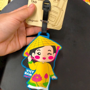 Thẻ Gắn Tên Valy Luggage Tag Phong Cảnh và Ẩm Thực Việt, Quà Tặng Lưu Niệm, Giá 80.000 VND