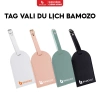 Thẻ hành lý Bamozo da PU cao cấp – Tag bền, giá chỉ 50.000đ, giảm từ 64.000đ