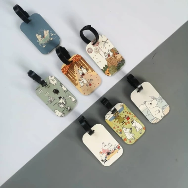 Thẻ hành lý Chodole gỗ ép cao cấp, cán nhựa, in hình Moomin – Giá ưu đãi 90.000đ