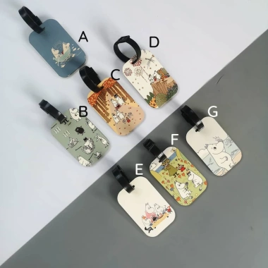 Thẻ hành lý Chodole gỗ ép cao cấp, cán nhựa, in hình Moomin – Giá ưu đãi 90.000đ