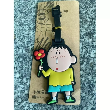 Thẻ hành lý Crayon Shin‑Chan EZ8Y – Nhận dạng mặt, dây chuyền nhỏ, giảm giá 20%
