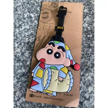 Thẻ hành lý Crayon Shin‑Chan EZ8Y – Nhận dạng mặt, dây chuyền nhỏ, giảm giá 20%