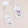 Thẻ hành lý Da PU cá tính tùy chỉnh tên - Hoạt hình Kuromi Cinnamoroll Pochacco My Melody Kitty Kat - Giá 44.693₫