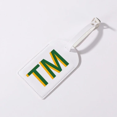 Thẻ hành lý da PU Shadow Monogram cá tính - Giá ưu đãi 44.693₫