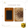 Thẻ Hành Lý Da Stormbreaker Đen-Nâu - Tag Treo Vali, Balo, Old Compass, Giá 115k