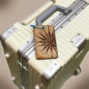 Thẻ Hành Lý Da Stormbreaker Đen-Nâu - Tag Treo Vali, Balo, Old Compass, Giá 115k 5