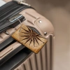 Thẻ Hành Lý Da Stormbreaker Đen-Nâu - Tag Treo Vali, Balo, Old Compass, Giá 115k 7
