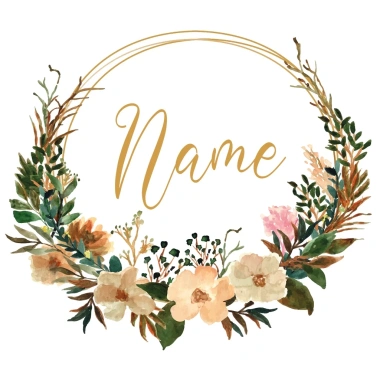 Thẻ hành lý da tùy chỉnh vòng hoa - Túi du lịch, thẻ quà tặng cho bạn thân