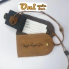 Thẻ hành lý khắc tên - Tag da sang trọng, treo vali, travel tag, name tag chỉ 40.000₫