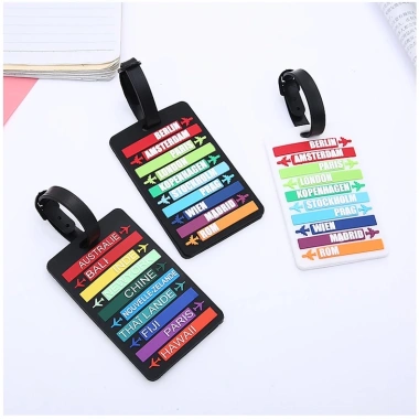 Thẻ Hành Lý Nametag Dày Địa Điểm Du Lịch Cho Vali Balo - Chống Thất Lạc Shine House