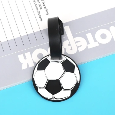 Thẻ hành lý PVC bóng đá nhỏ, nhãn ID tên cho ba lô, túi vali du lịch - Giá chỉ 22.512₫ 6