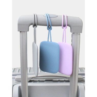 Thẻ hành lý silicon linh hoạt 9 màu - Nhãn ID, hộp đựng thẻ tên cho vali, ba lô, túi du lịch