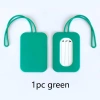 Thẻ hành lý silicon linh hoạt 9 màu - Nhãn ID, hộp đựng thẻ tên cho vali, ba lô, túi du lịch 3