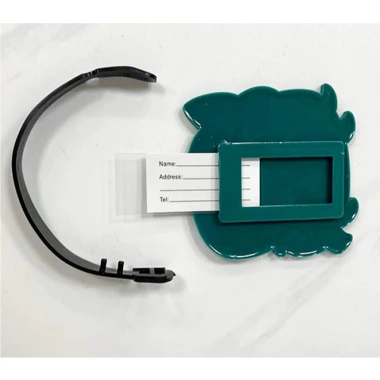 Thẻ hành lý silicone động vật cho vali du lịch - Nhãn ID trẻ em nam nữ 3