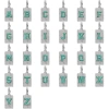 Thẻ hành lý xám chống mất, logo thêu xanh - Nhận diện nhanh, giá chỉ 30.941₫ 2