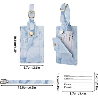 Thẻ hành lý xanh chống mất, khay nhận dạng, logo thêu vàng, giá chỉ 30.941₫ 3 Thẻ hành lý xanh chống mất, khay nhận dạng, logo thêu vàng, giá chỉ 30.941₫ 3