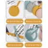 Thẻ name tag hành lý da PU chống nước gắn vali balo thiết kế pastel thời trang xinh xắn TAG06 giá 32.000 VND 6