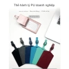 Thẻ Name Tag Hành Lý Du Lịch Gắn Vali Da PU Chống Nước Tiện Lợi Pastel Libi House 7