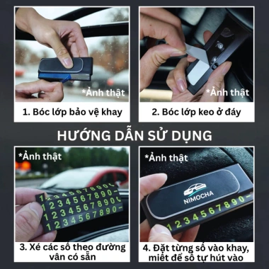 Thẻ số điện thoại ôtô đặt Taplo, đỗ xe tạm thời, đóng/mở dễ dàng Giá chỉ 97.340₫ 8 Thẻ số điện thoại ôtô đặt Taplo, đỗ xe tạm thời, đóng/mở dễ dàng Giá chỉ 97.340₫ 8