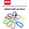 Thẻ Tên Balo Hành Lý Cho Bé Name Tag Vali Mầm Non Tiểu Học Giá 13.000₫ 2